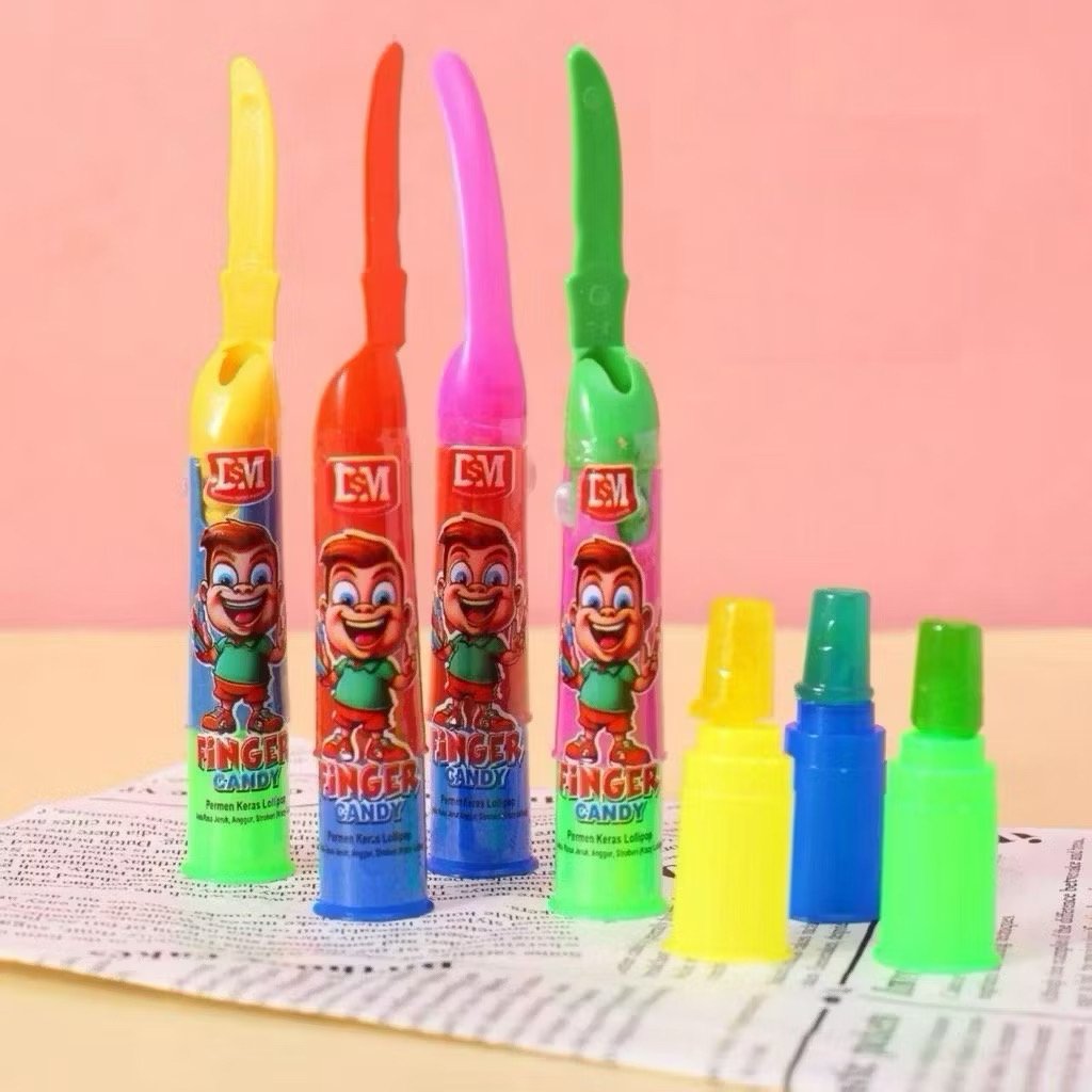 permen jari kuku nail art menyala 20/30pcs