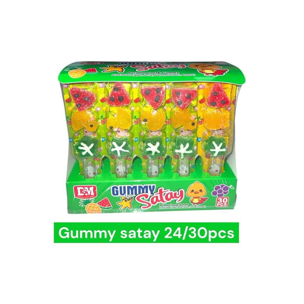 lunak gummy satay 24/30pcs